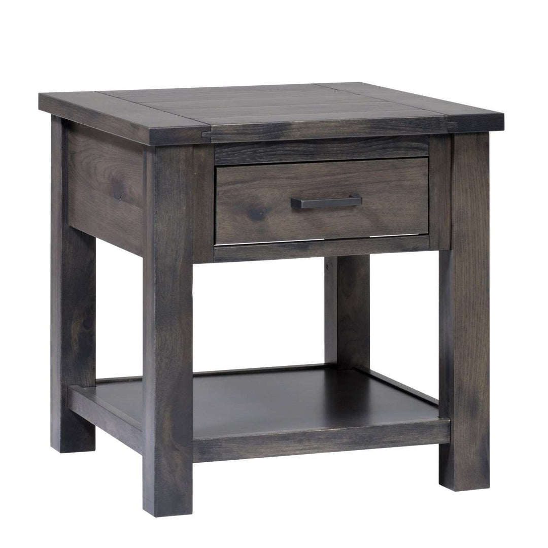 Nature's Best Furniture Whitewater End Table w/Drawer