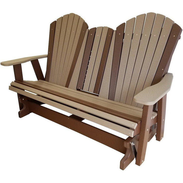 Nature's Best Adirondack 5ft Glider with Folding Tray
