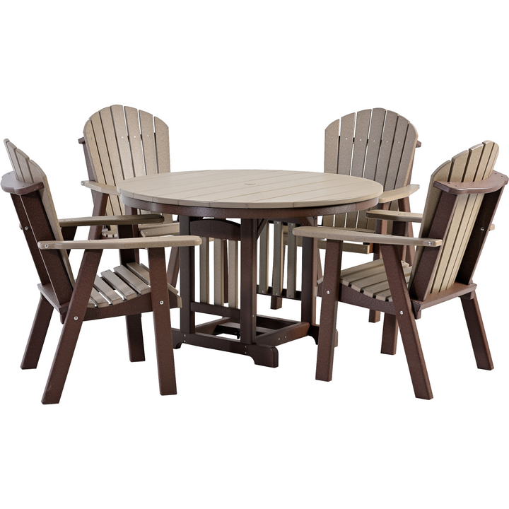 Nature's Best Adirondack 5pc Round Dining Set