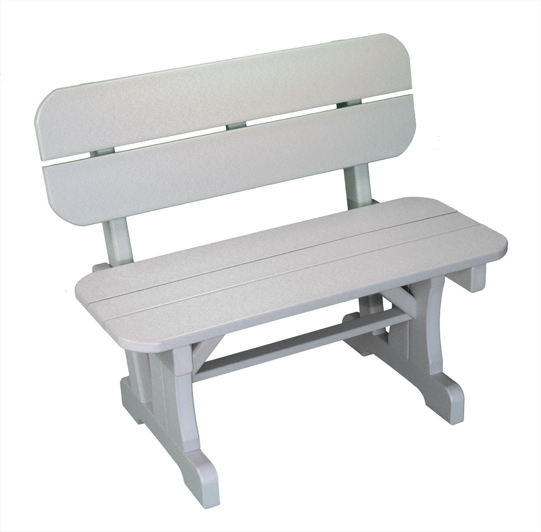 Nature's Best Furniture Bench w/Back (Choose your size)