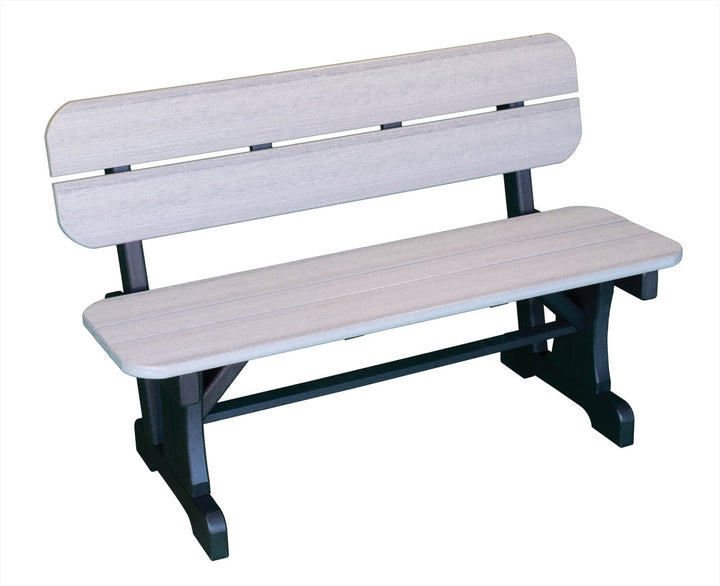 Nature's Best Furniture Bench w/Back (Choose your size)