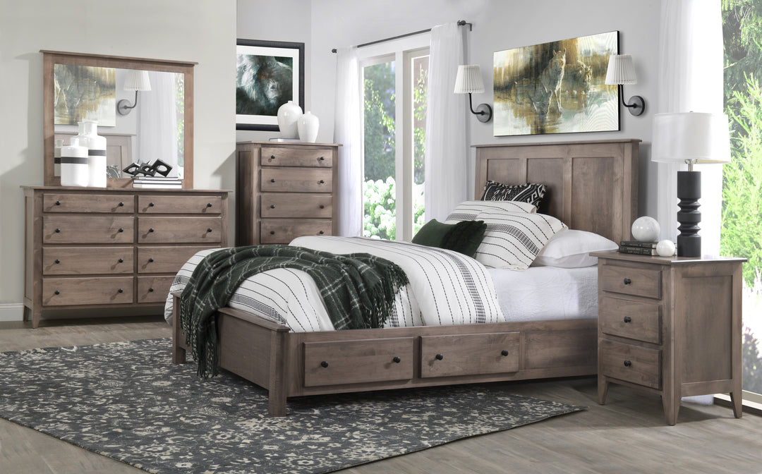 Nature's Best Furniture Canyon 6 Drawer Dresser & Optional Mirror