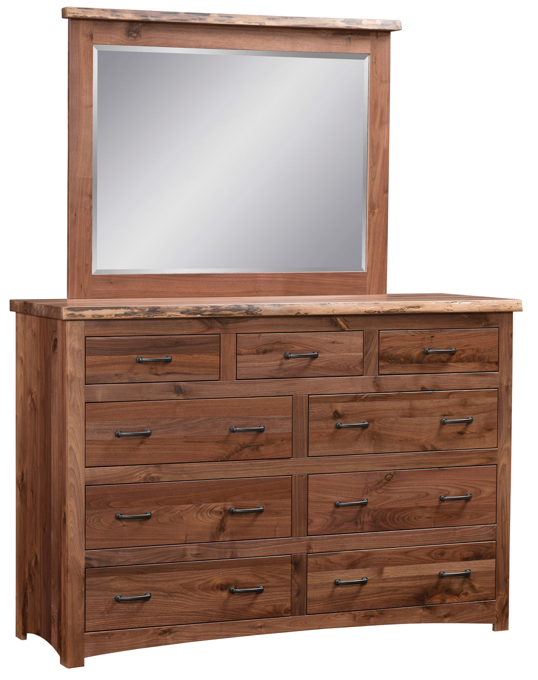Nature's Best Furniture Redwood Dresser with Mirror Option Nature's Best Furniture Redwood Dresser with Mirror Option