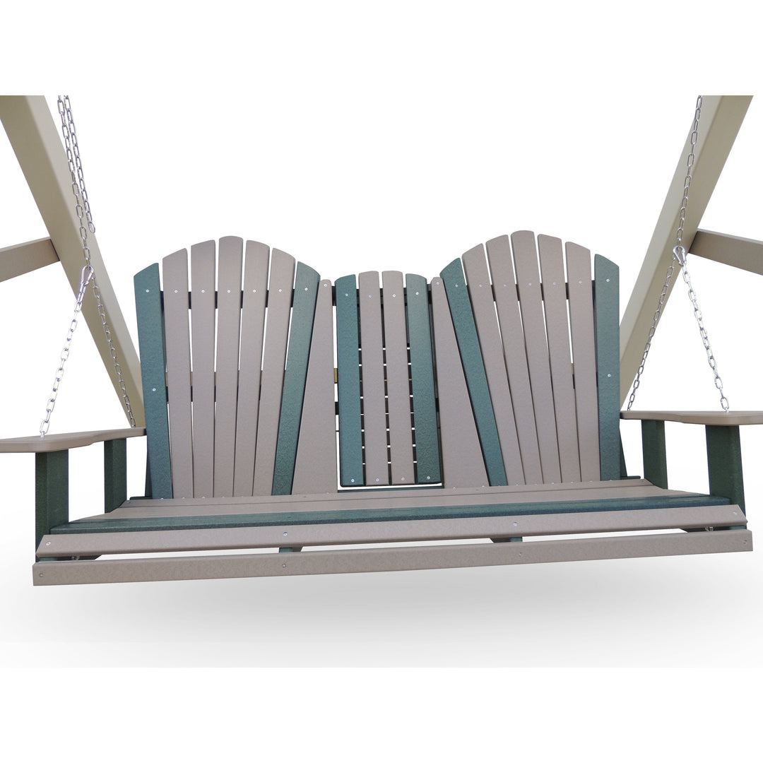 Nature's Best 5ft Adirondack Swing with Folding Tray
